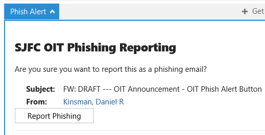 Report Phishing